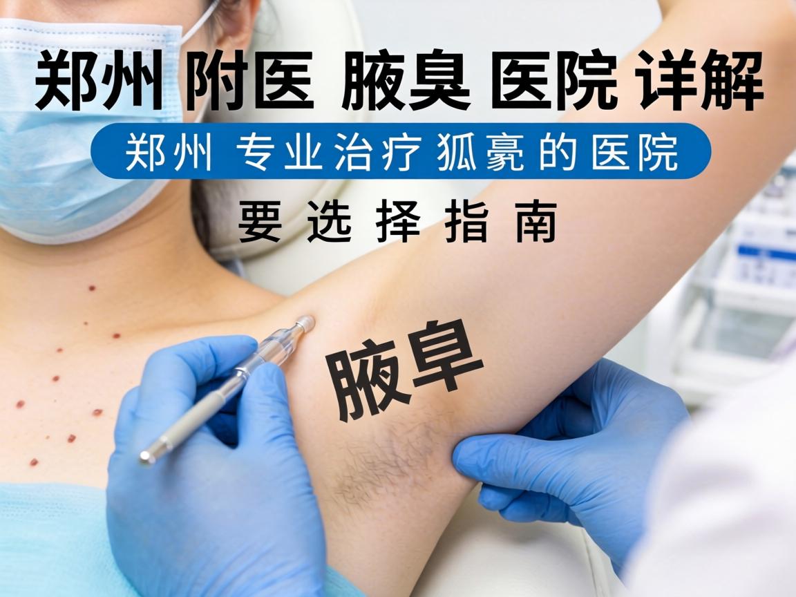 郑州附医腋臭医院详解，郑州专业治疗狐臭的医院选择指南