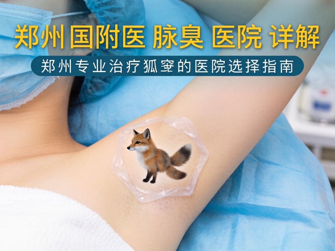 郑州附医腋臭医院详解，郑州专业治疗狐臭的医院选择指南