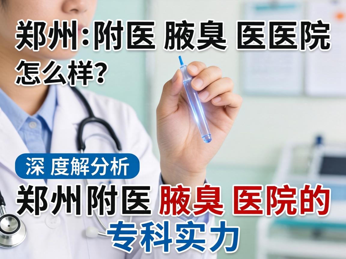 郑州附医腋臭医院怎么样？深度解析郑州附医腋臭医院的专科实力