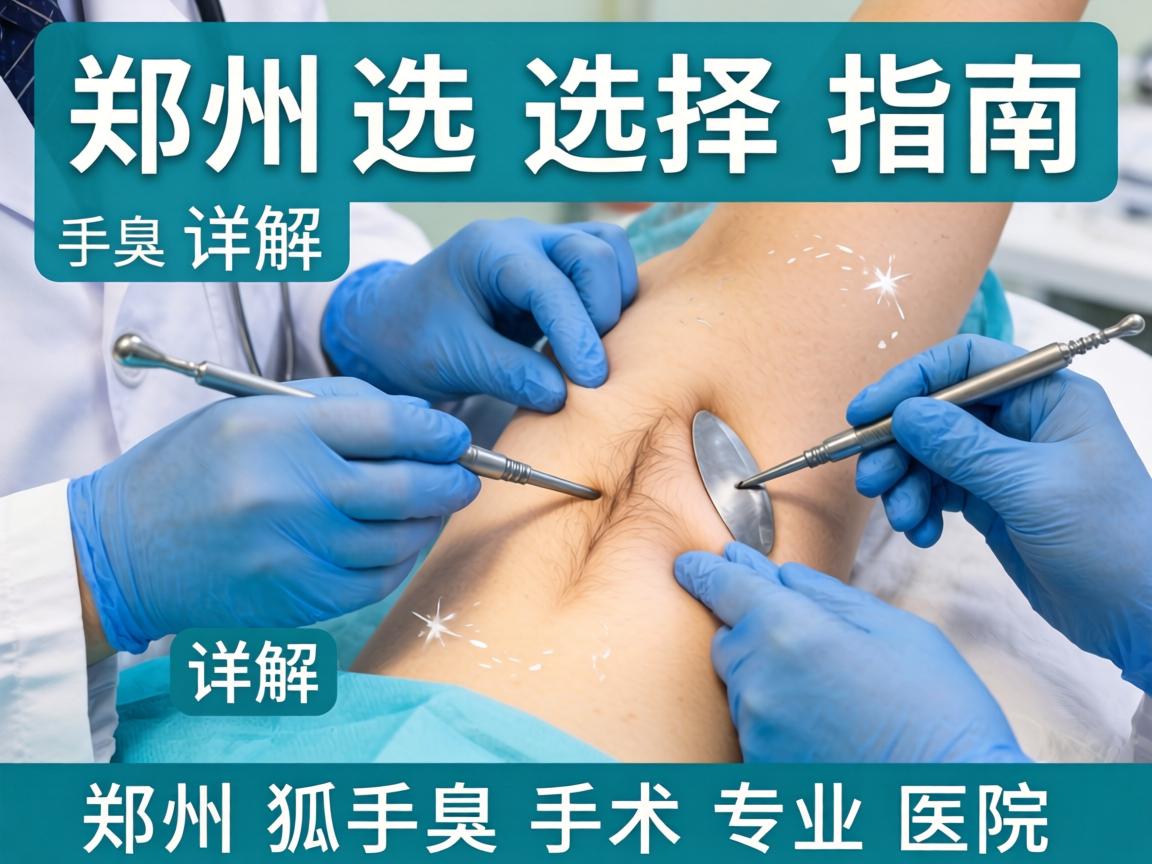 郑州狐臭手术选择指南，详解郑州狐臭手术专业医院