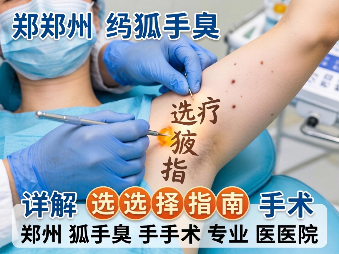 郑州狐臭手术选择指南，详解郑州狐臭手术专业医院