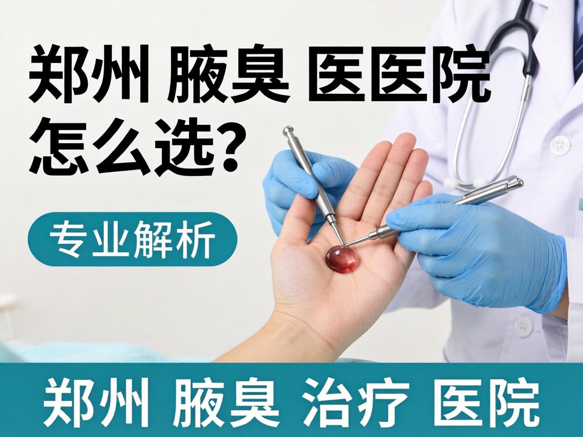 郑州腋臭医院怎么选？专业解析郑州腋臭治疗医院