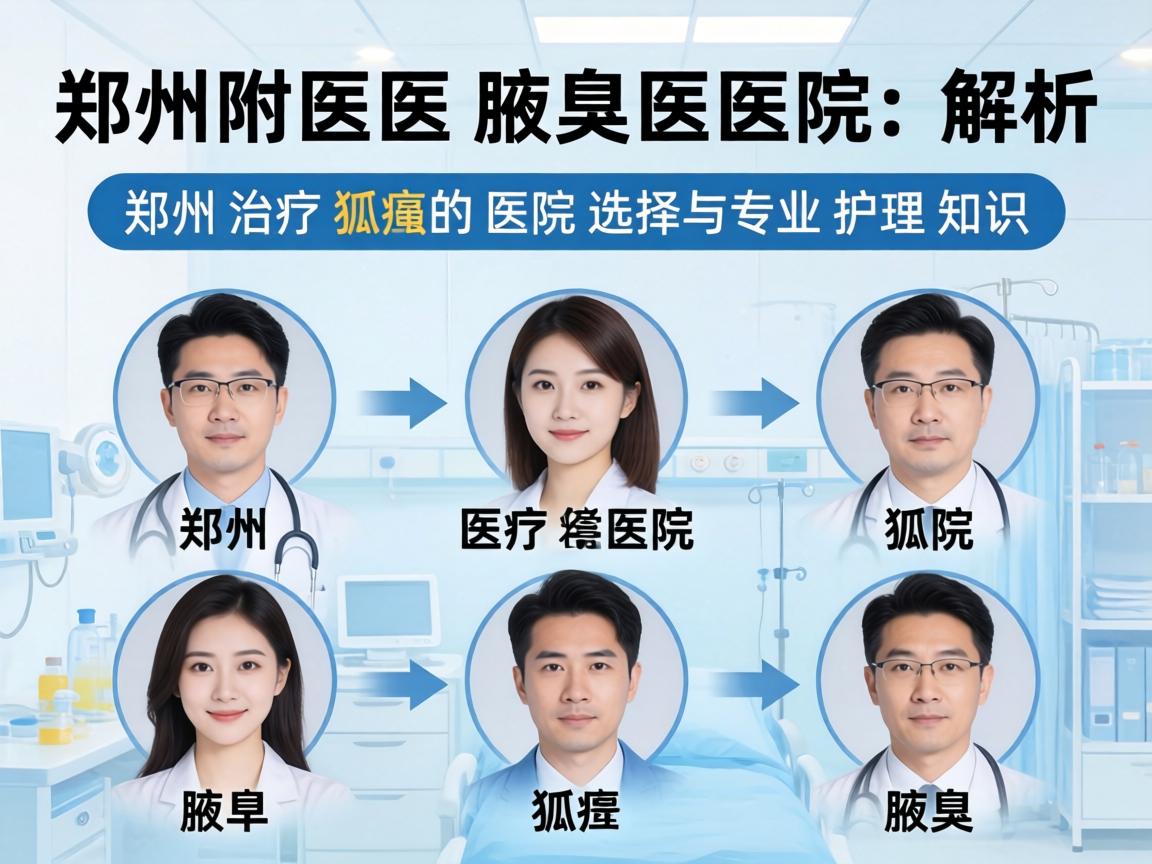 郑州附医腋臭医院解析，郑州治疗狐臭的医院选择与专业护理知识