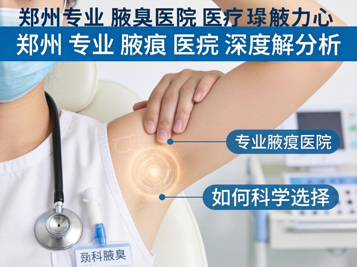 郑州腋臭医院深度解析，郑州专业腋臭医院如何科学选择