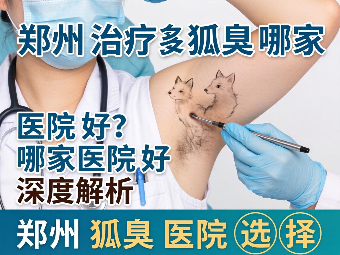 郑州治疗狐臭哪家医院好？深度解析郑州狐臭医院选择