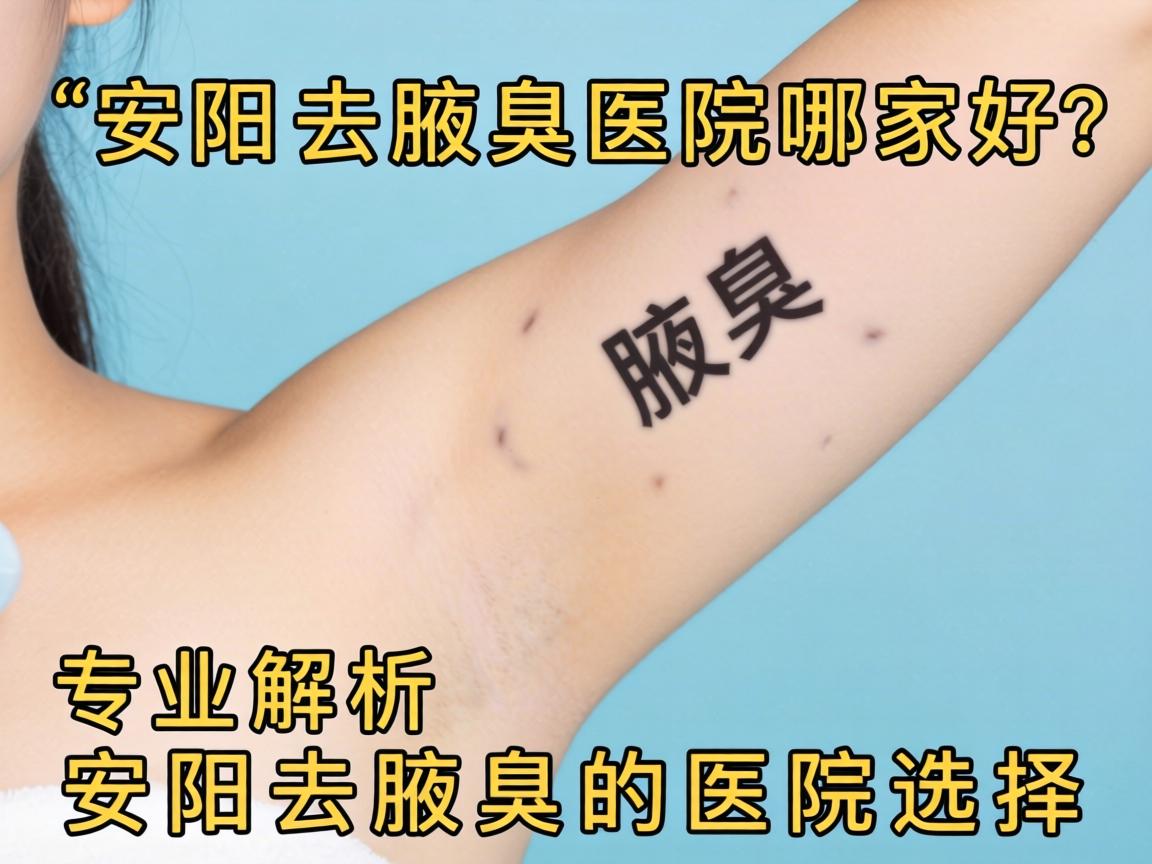 安阳去腋臭医院哪家好？专业解析安阳去腋臭的医院选择