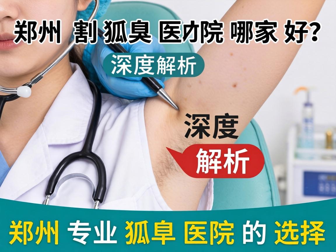 郑州割狐臭医院哪家好？深度解析郑州专业狐臭医院的选择