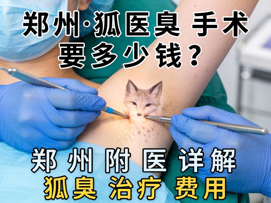 郑州狐臭手术要多少钱？郑州附医详解狐臭治疗费用