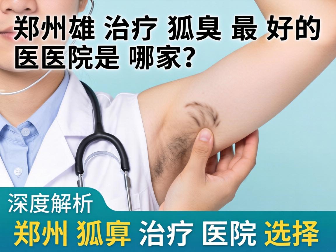 郑州治疗狐臭最好的医院是哪家？深度解析郑州狐臭治疗医院选择