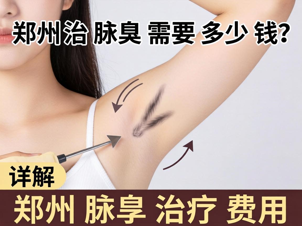 郑州治腋臭需要多少钱？详解郑州腋臭治疗费用