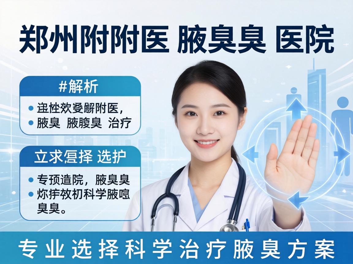 郑州附医腋臭医院解析腋臭治疗 专业选择科学治疗腋臭方案 郑州附医腋臭医院解析腋臭治疗 专业选择科学治疗腋臭方案