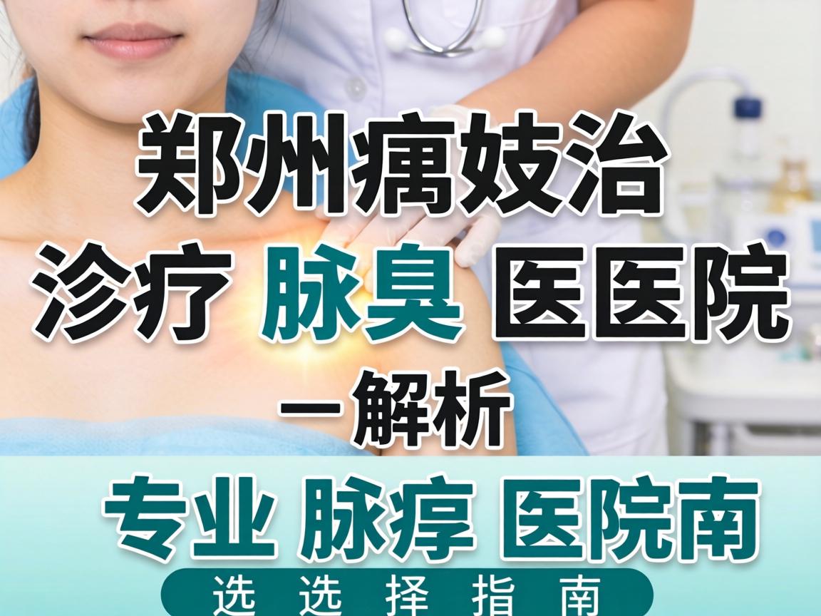 郑州治疗腋臭医院解析，专业腋臭医院的选择指南