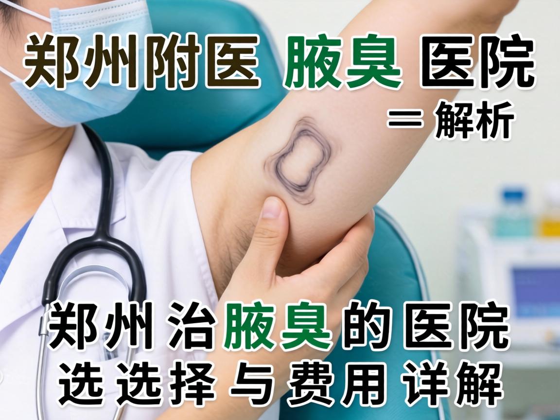 郑州附医腋臭医院解析，郑州治腋臭的医院选择与费用详解