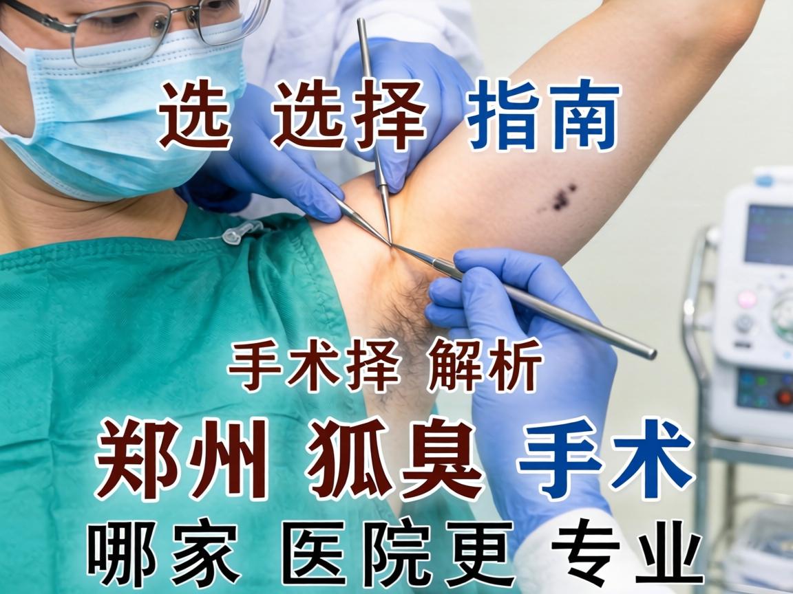 郑州狐臭手术选择指南，解析郑州狐臭手术哪家医院更专业