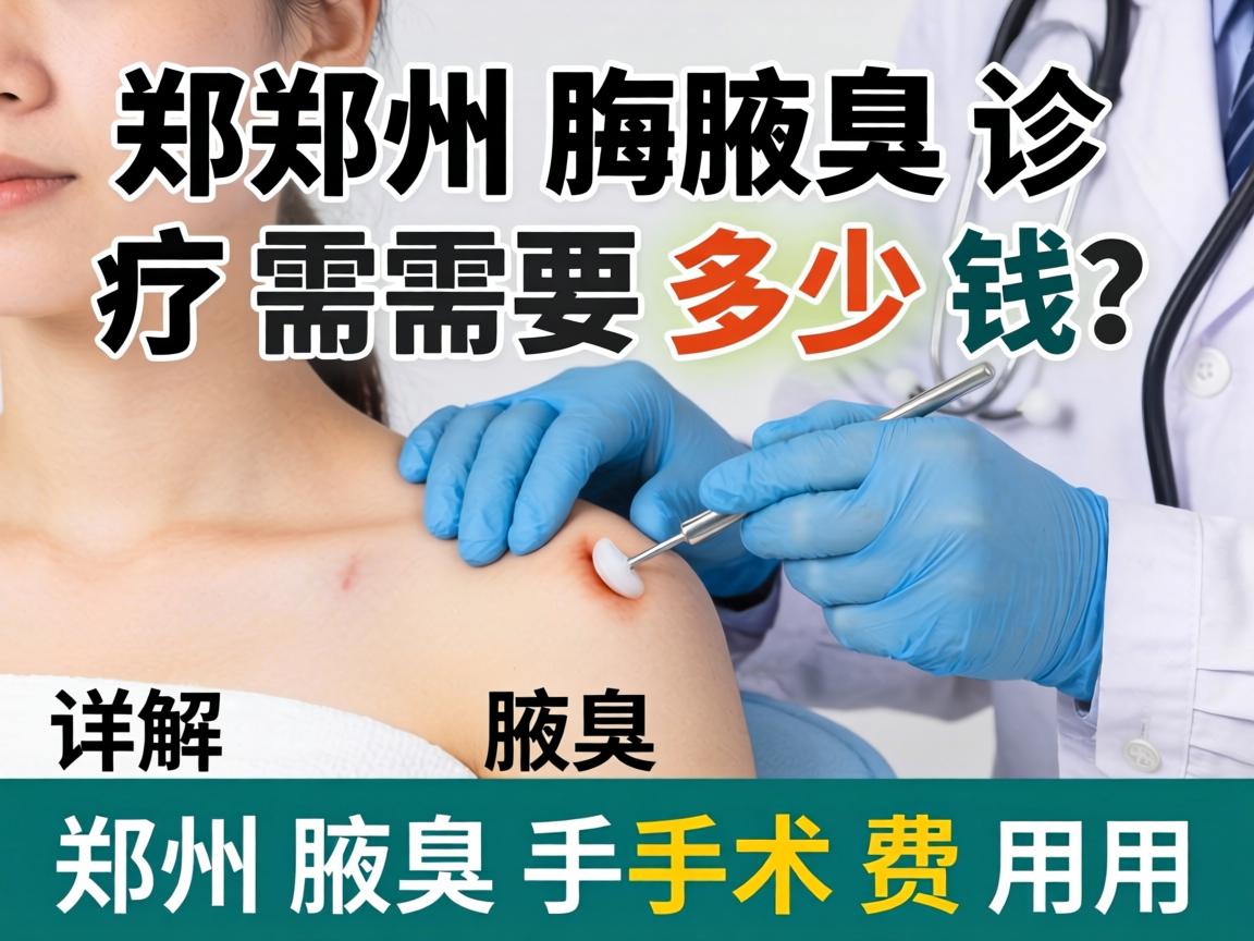 郑州腋臭诊疗需要多少钱?详解郑州腋臭手术费用 郑州腋臭诊疗需要多少钱?详解郑州腋臭手术费用