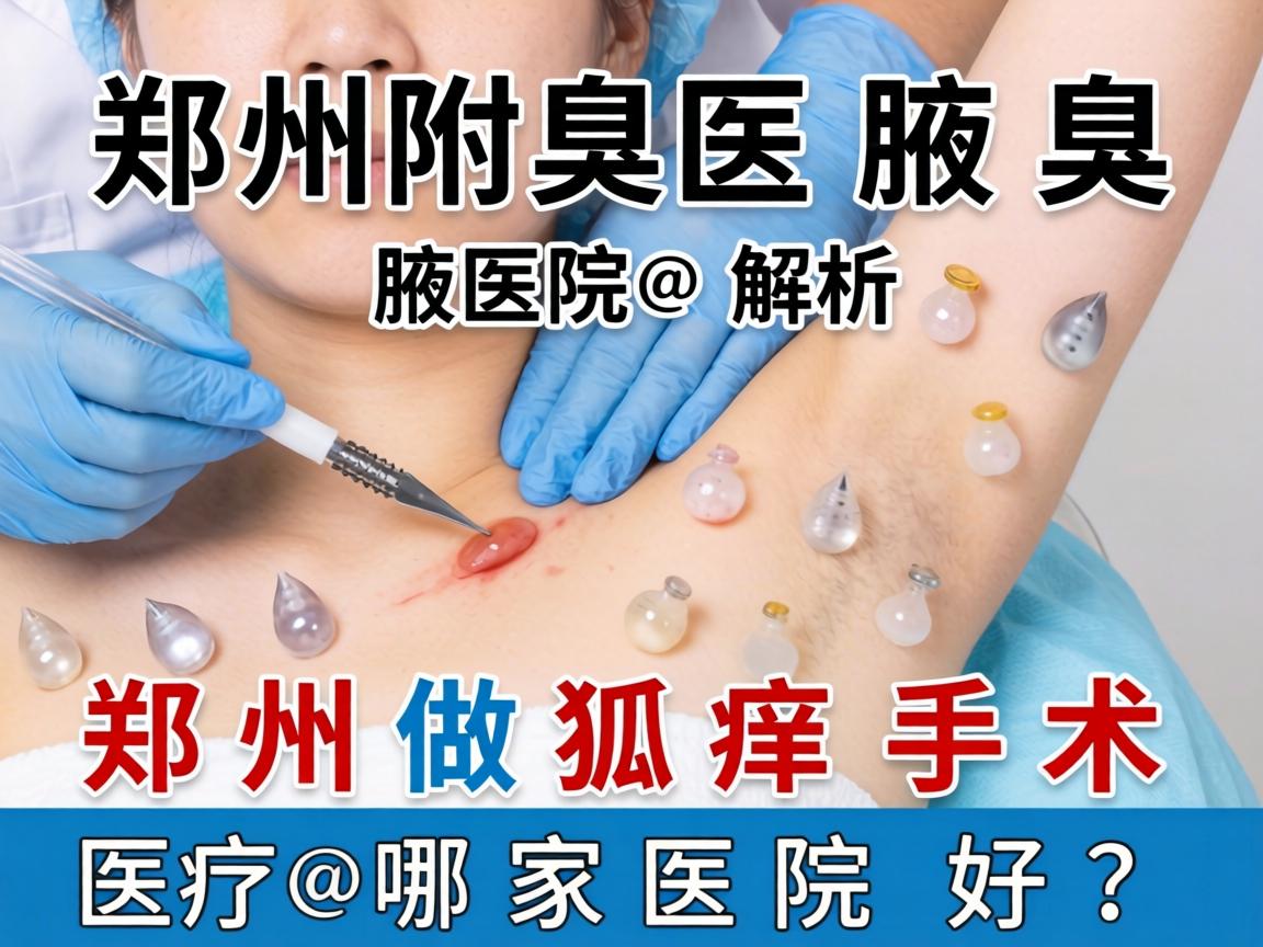 郑州附医腋臭医院解析，郑州做狐臭手术哪家医院好？
