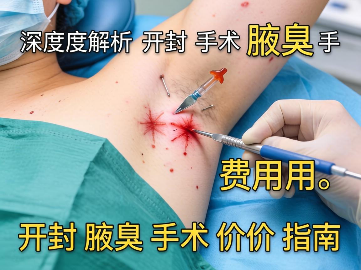 深度解析开封腋臭手术费用，开封腋臭手术价格指南