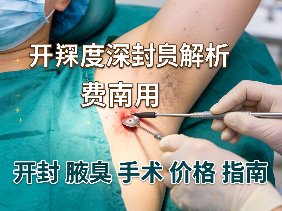 深度解析开封腋臭手术费用，开封腋臭手术价格指南