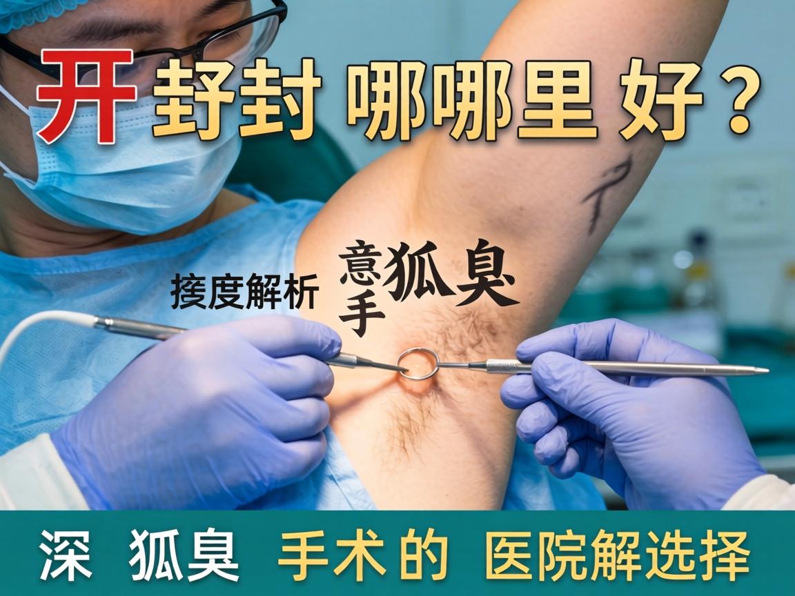 开封狐臭手术哪里好？深度解析狐臭手术的医院选择