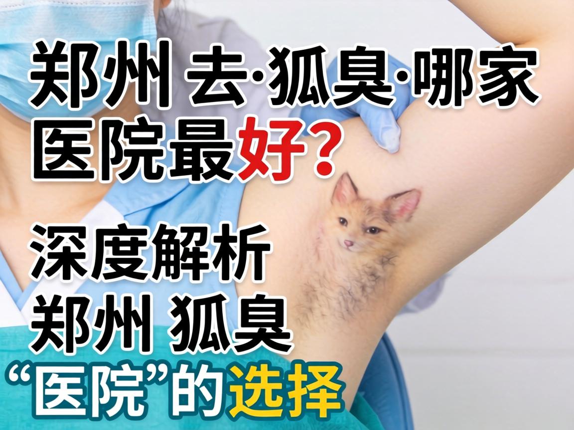 郑州去狐臭哪家医院最好？深度解析郑州狐臭医院的选择