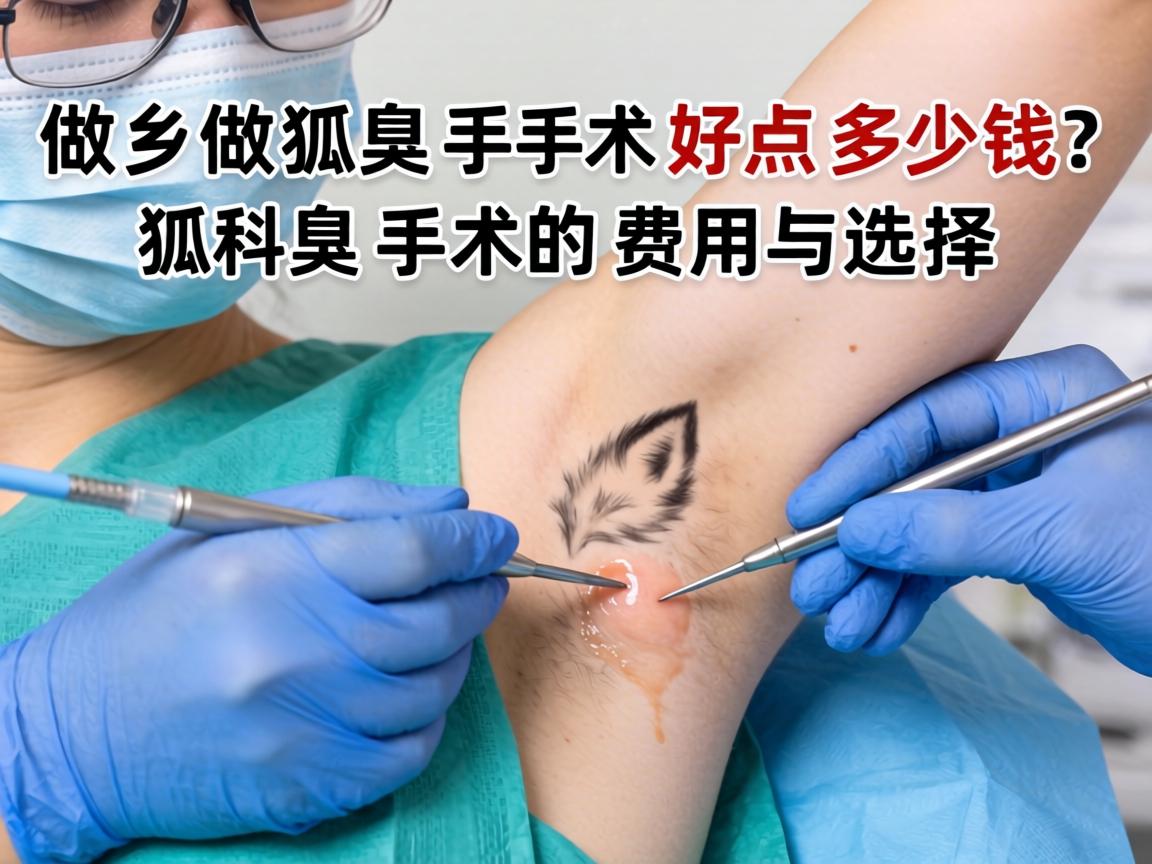新乡做狐臭手术好点多少钱？解析狐臭手术的费用与选择