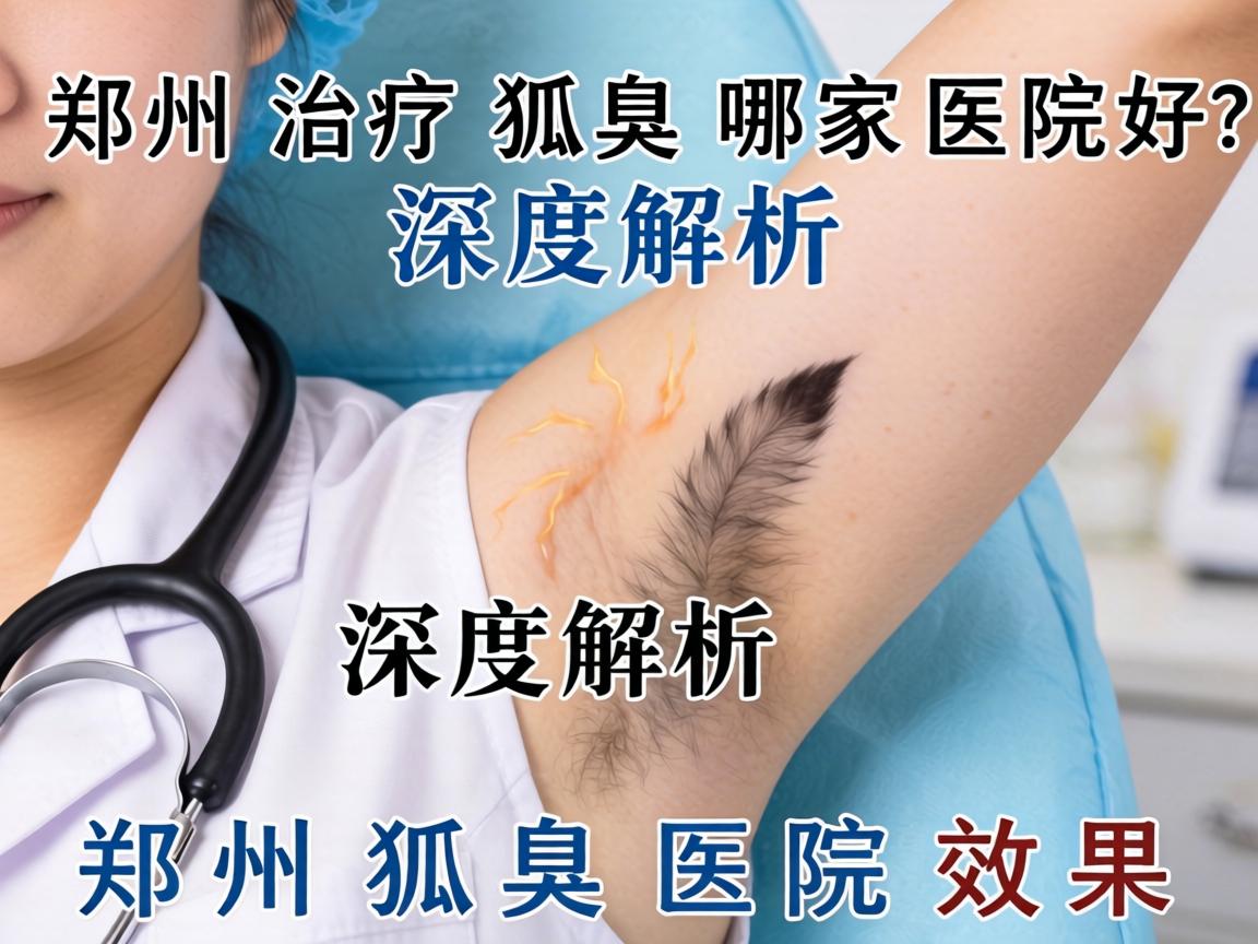 郑州治疗狐臭哪家医院好？深度解析郑州狐臭医院效果