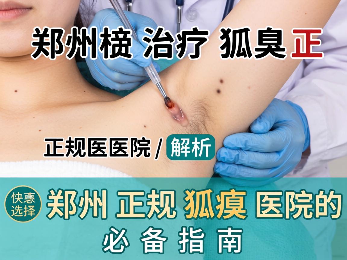 郑州治疗狐臭正规医院解析，选择郑州正规狐臭医院的必备指南