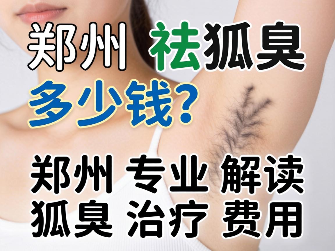 郑州祛狐臭多少钱？郑州专业解读狐臭治疗费用