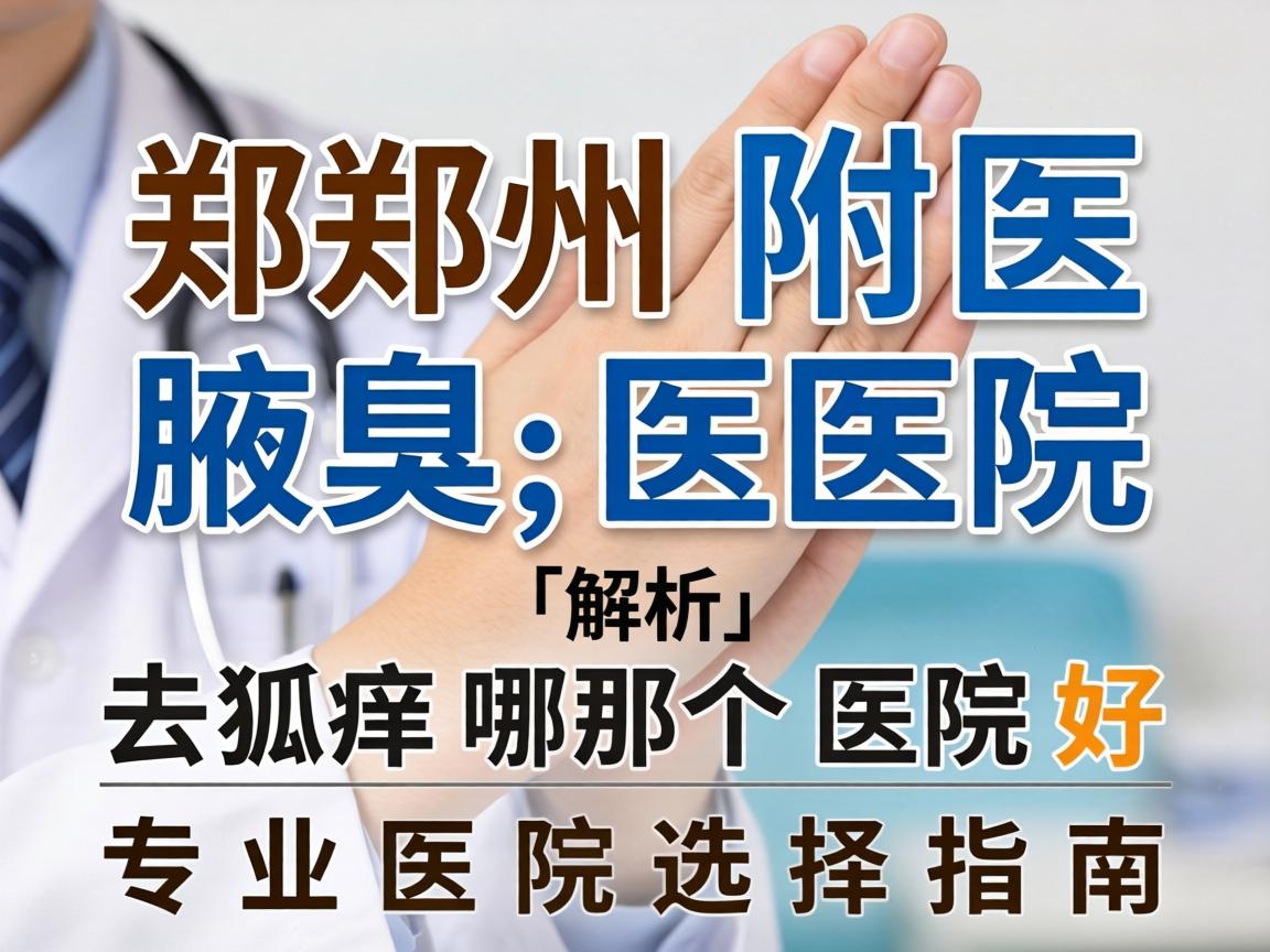 郑州附医腋臭医院解析,在郑州去狐臭哪个医院好,专业医院选择指南 郑州附医腋臭医院解析,在郑州去狐臭哪个医院好,专业医院选择指南