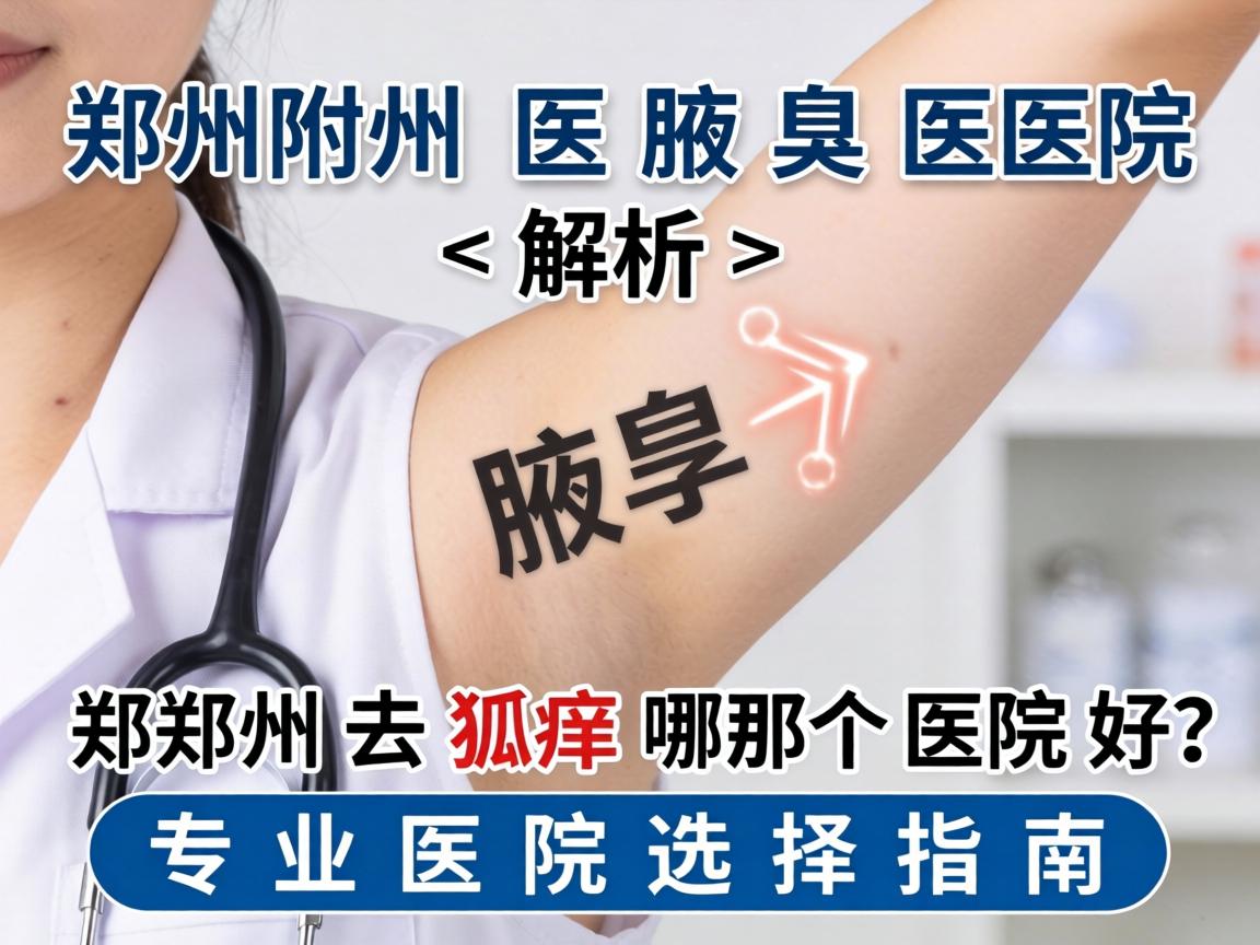 郑州附医腋臭医院解析,在郑州去狐臭哪个医院好,专业医院选择指南 郑州附医腋臭医院解析,在郑州去狐臭哪个医院好,专业医院选择指南