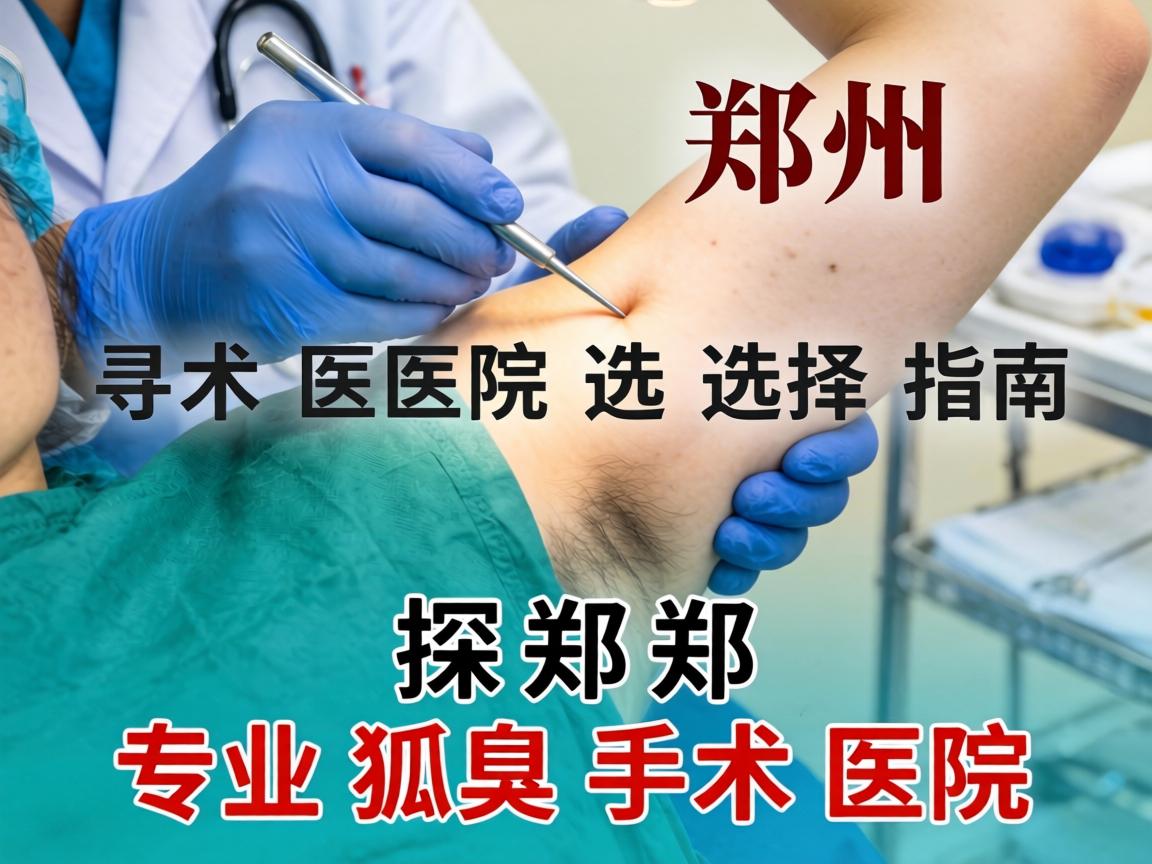 郑州狐臭手术医院选择指南，探寻郑州专业狐臭手术医院