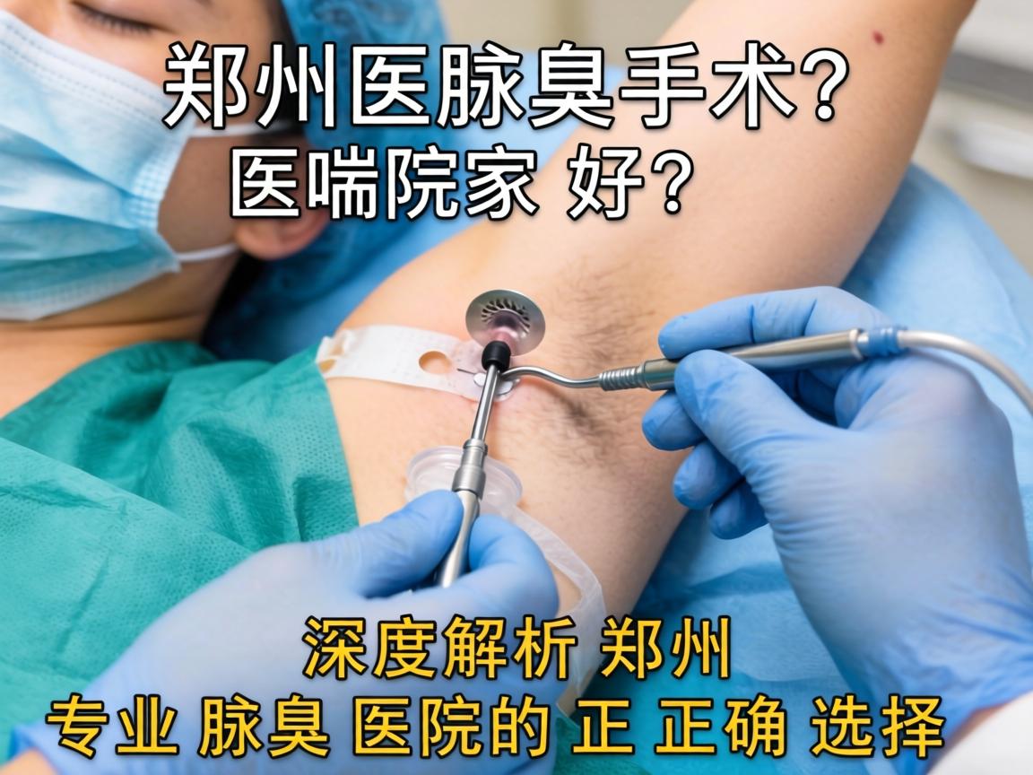 郑州腋臭手术医院哪家好？深度解析郑州专业腋臭医院的正确选择