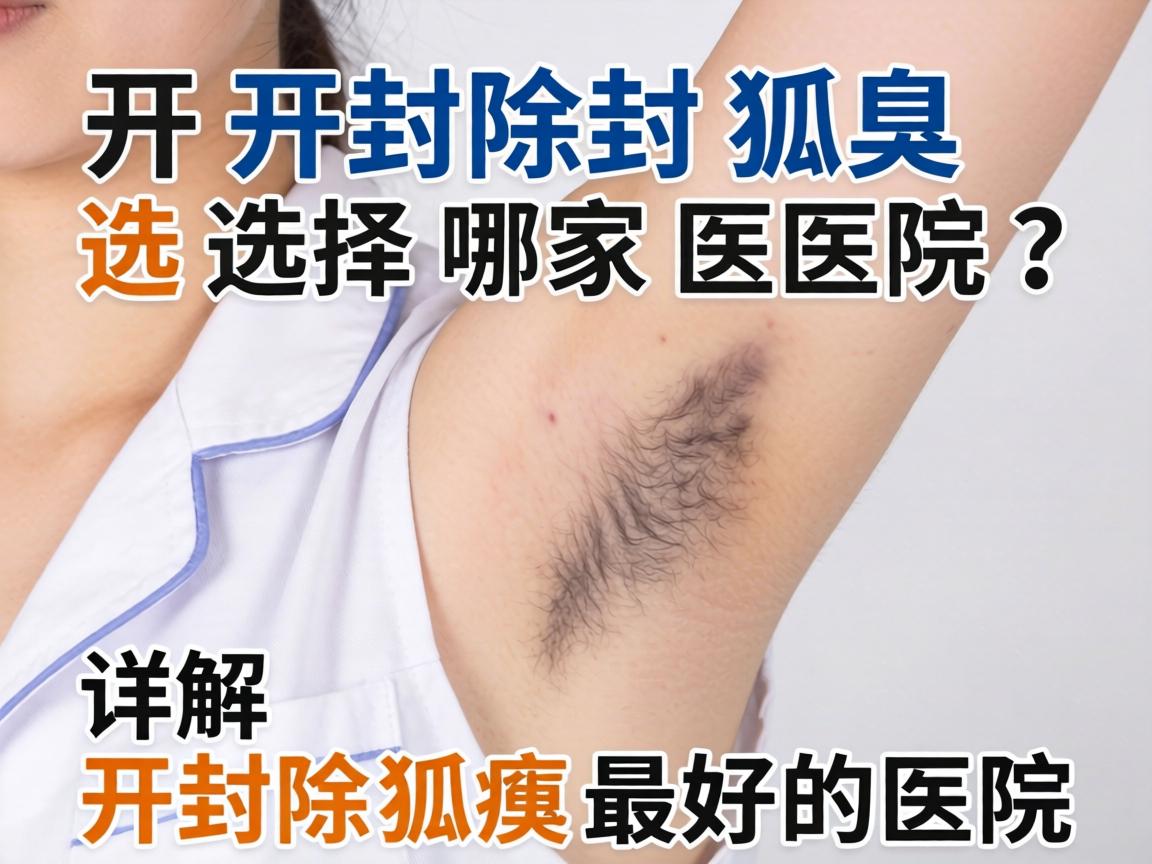 开封除狐臭选择哪家医院？详解开封除狐臭最好的医院