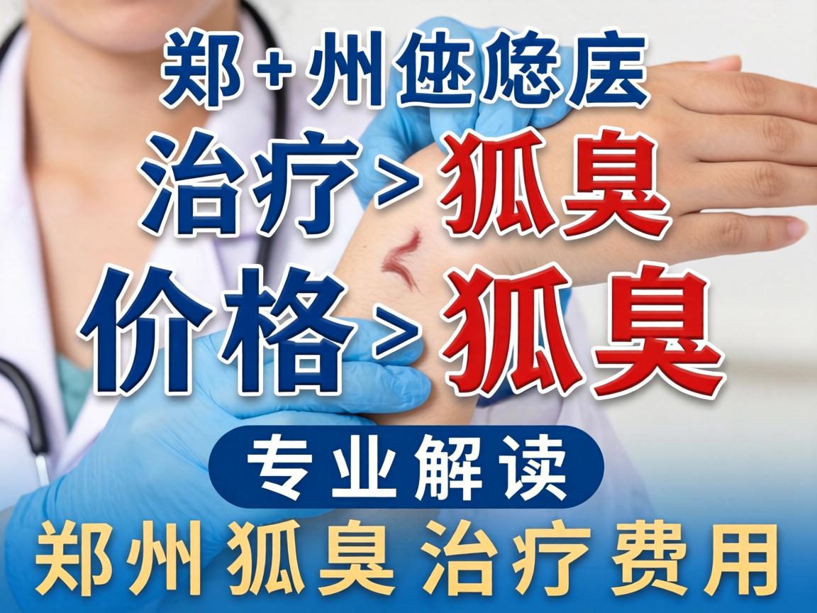 郑州治疗狐臭价格解析，专业解读郑州狐臭治疗费用