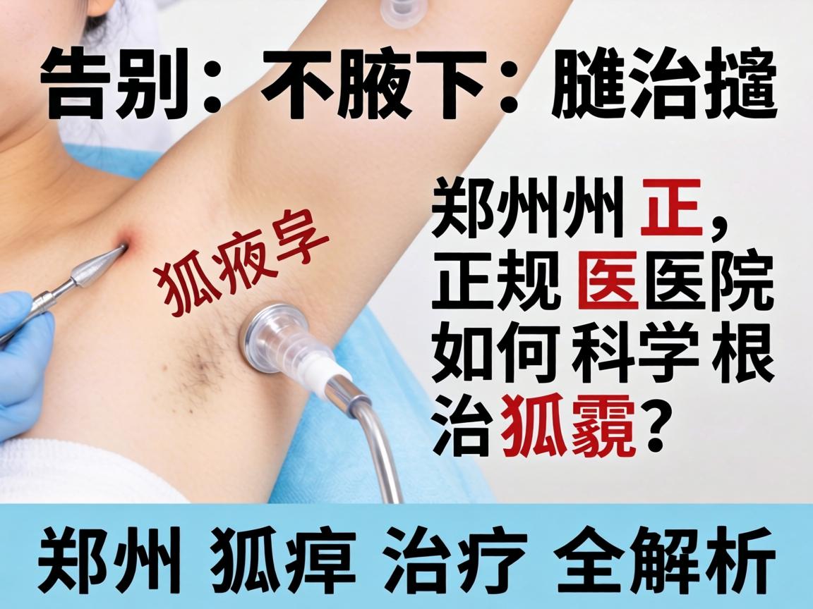 告别腋下尴尬，郑州正规医院如何科学根治狐臭？郑州狐臭治疗全解析