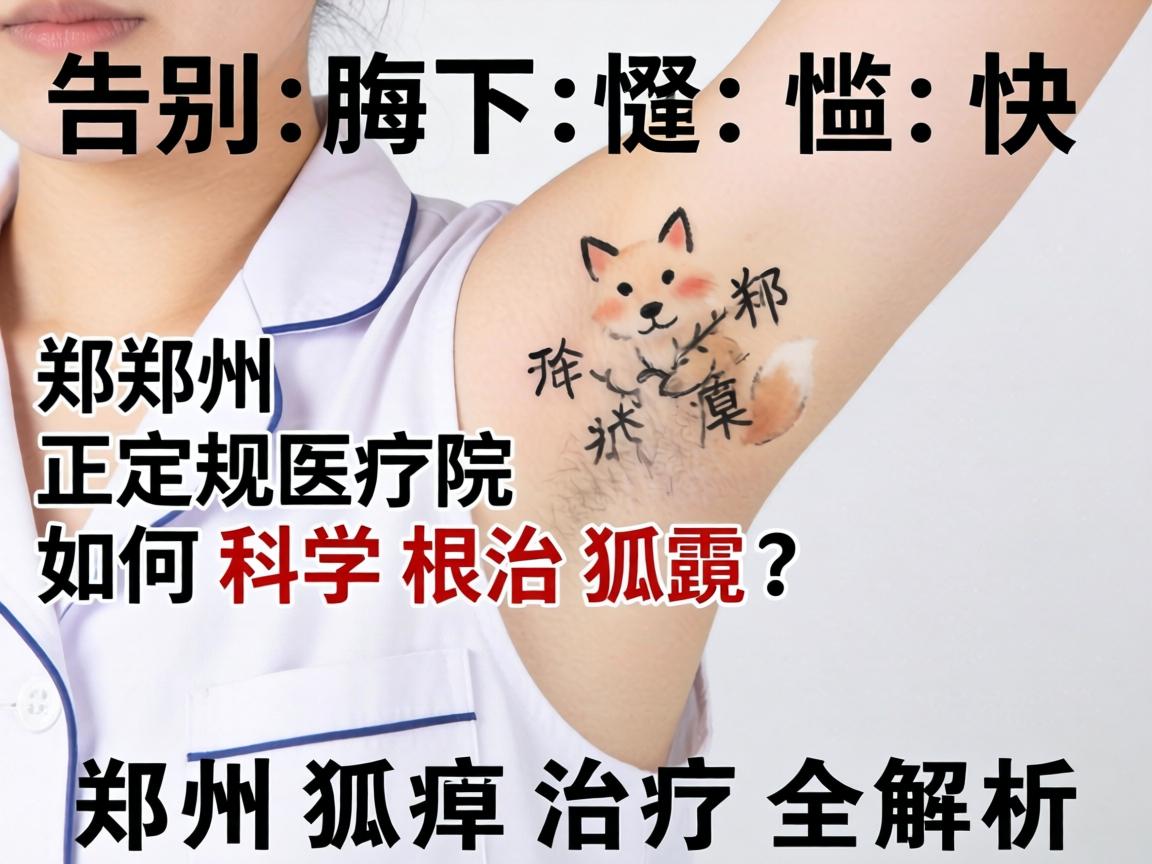 告别腋下尴尬，郑州正规医院如何科学根治狐臭？郑州狐臭治疗全解析