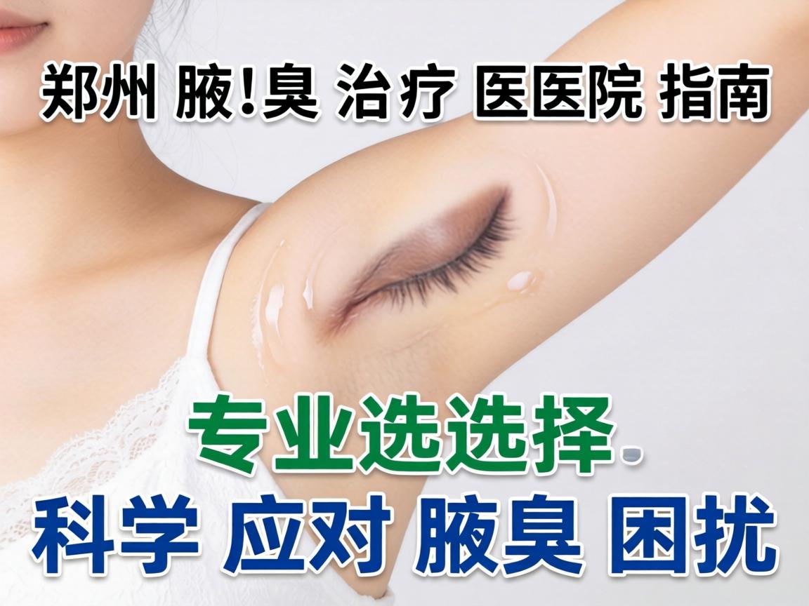 郑州腋臭治疗医院指南，专业选择，科学应对腋臭困扰