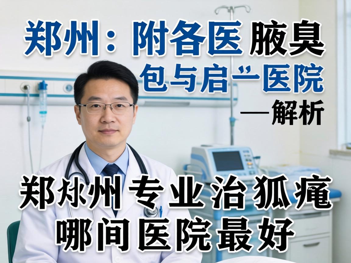 郑州附医腋臭医院解析，郑州专业治狐臭哪间医院最好