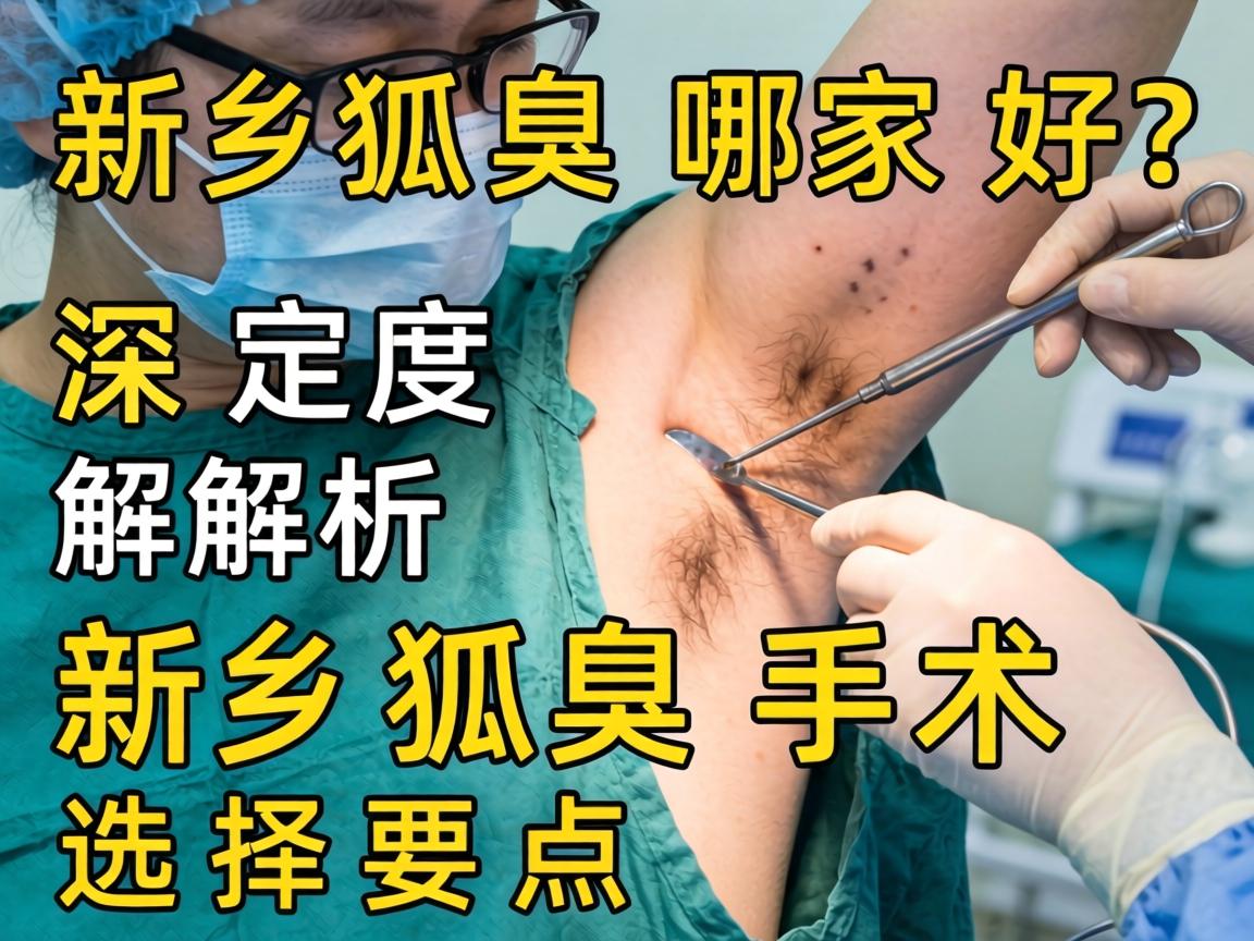新乡狐臭手术哪家好？深度解析新乡狐臭手术选择要点
