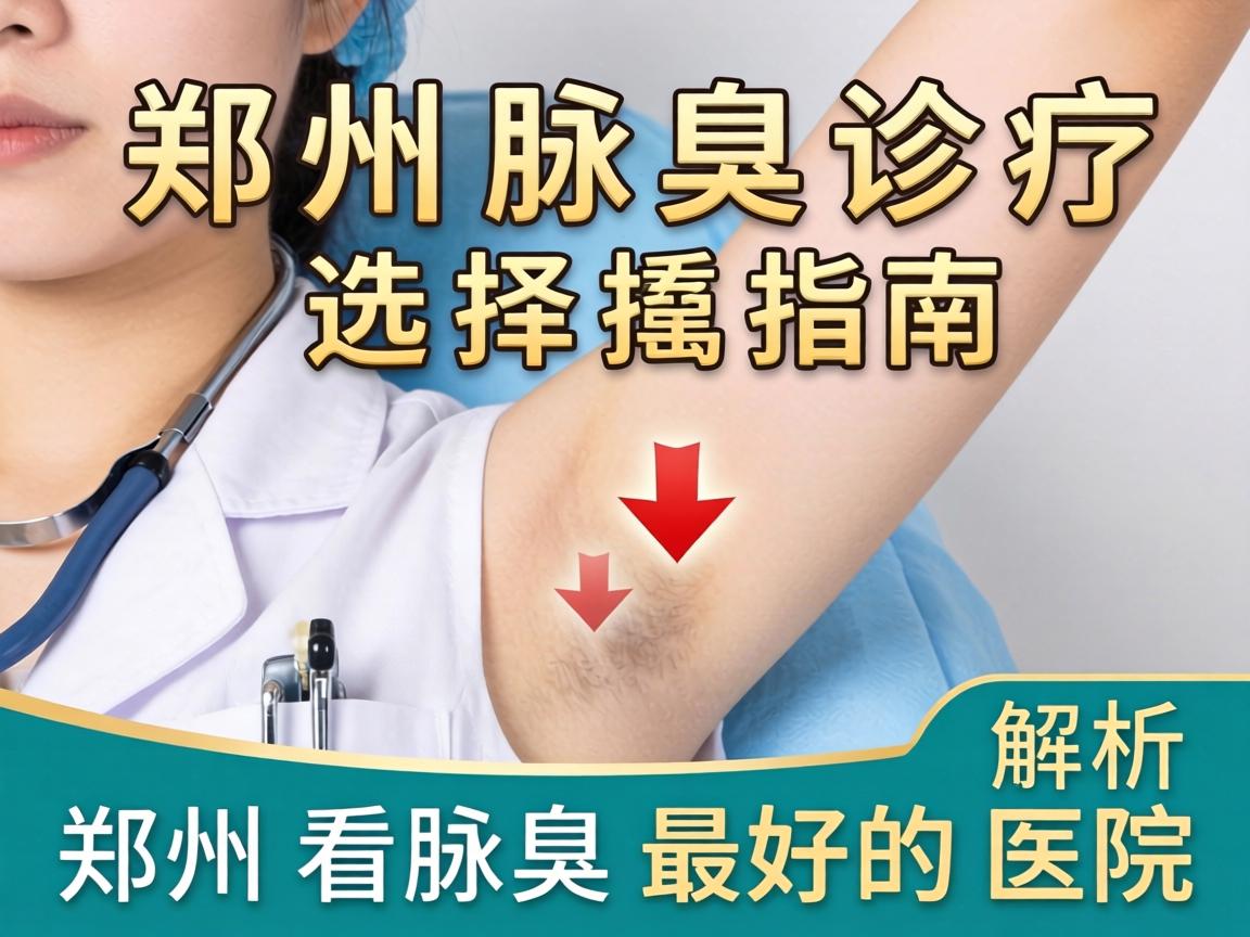 郑州腋臭诊疗选择指南，解析郑州看腋臭最好的医院