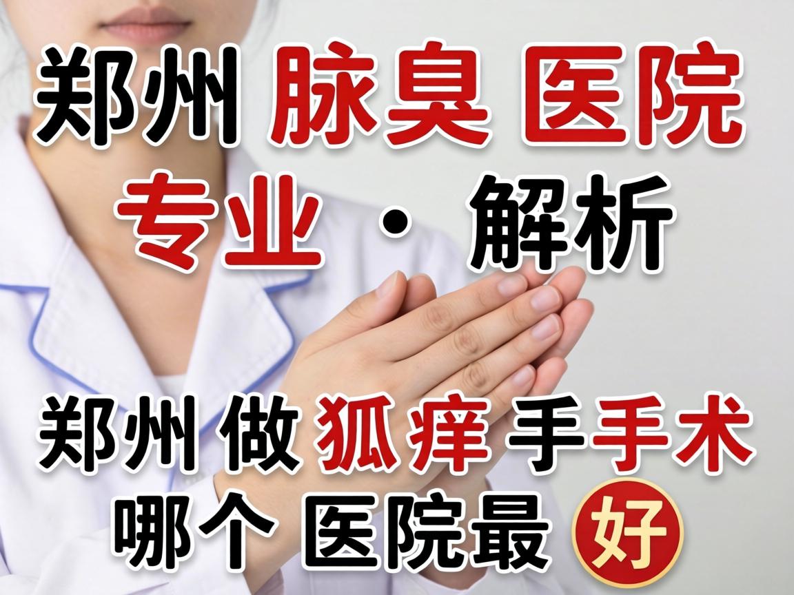 郑州腋臭医院专业解析，郑州做狐臭手术哪个医院最好
