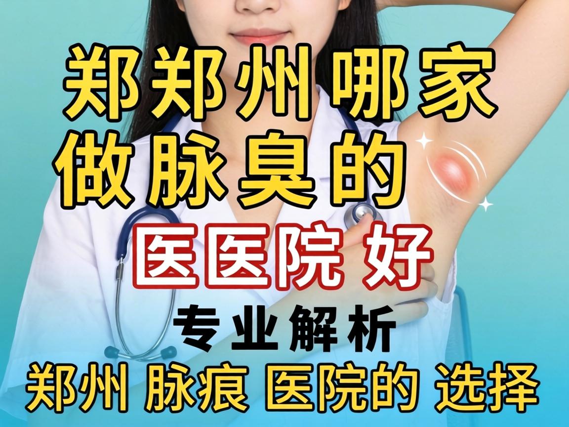 郑州哪家做腋臭的医院好？专业解析郑州腋臭医院的选择