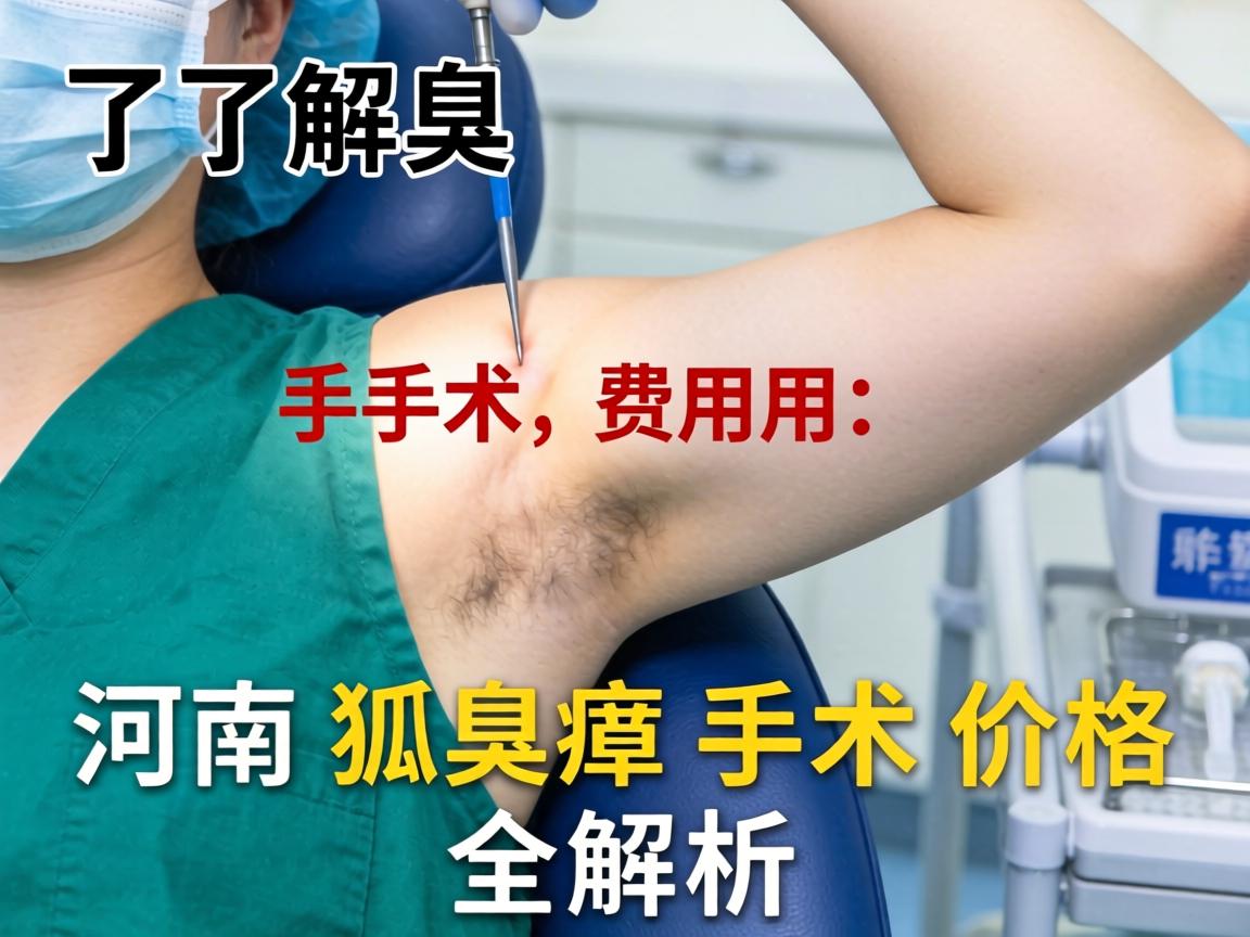 了解狐臭手术费用,河南狐臭手术价格全解析 了解狐臭手术费用,河南狐臭手术价格全解析