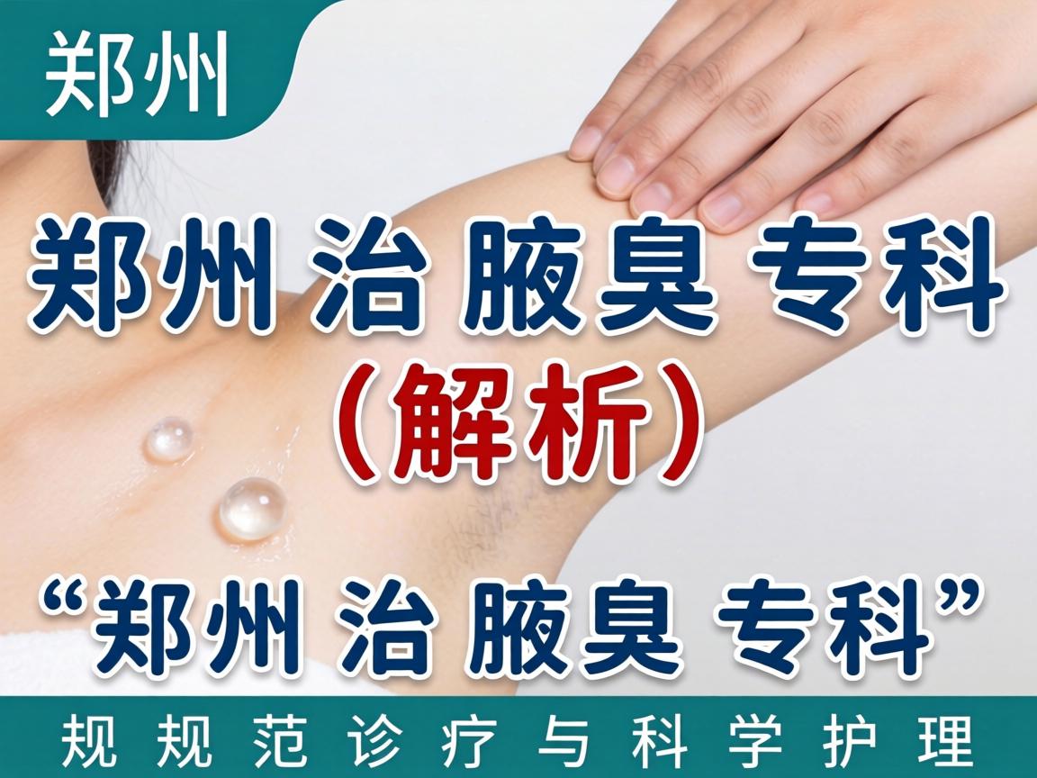 郑州治腋臭专科解析,郑州治腋臭专科的规范诊疗与科学护理 郑州治腋臭专科解析,郑州治腋臭专科的规范诊疗与科学护理