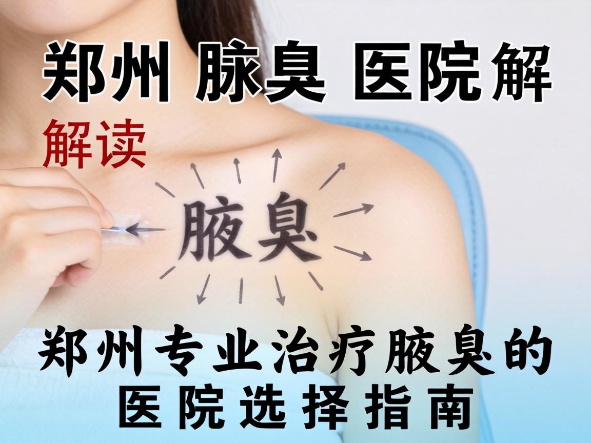 郑州腋臭医院解读,郑州专业治疗腋臭的医院选择指南 郑州腋臭医院解读,郑州专业治疗腋臭的医院选择指南
