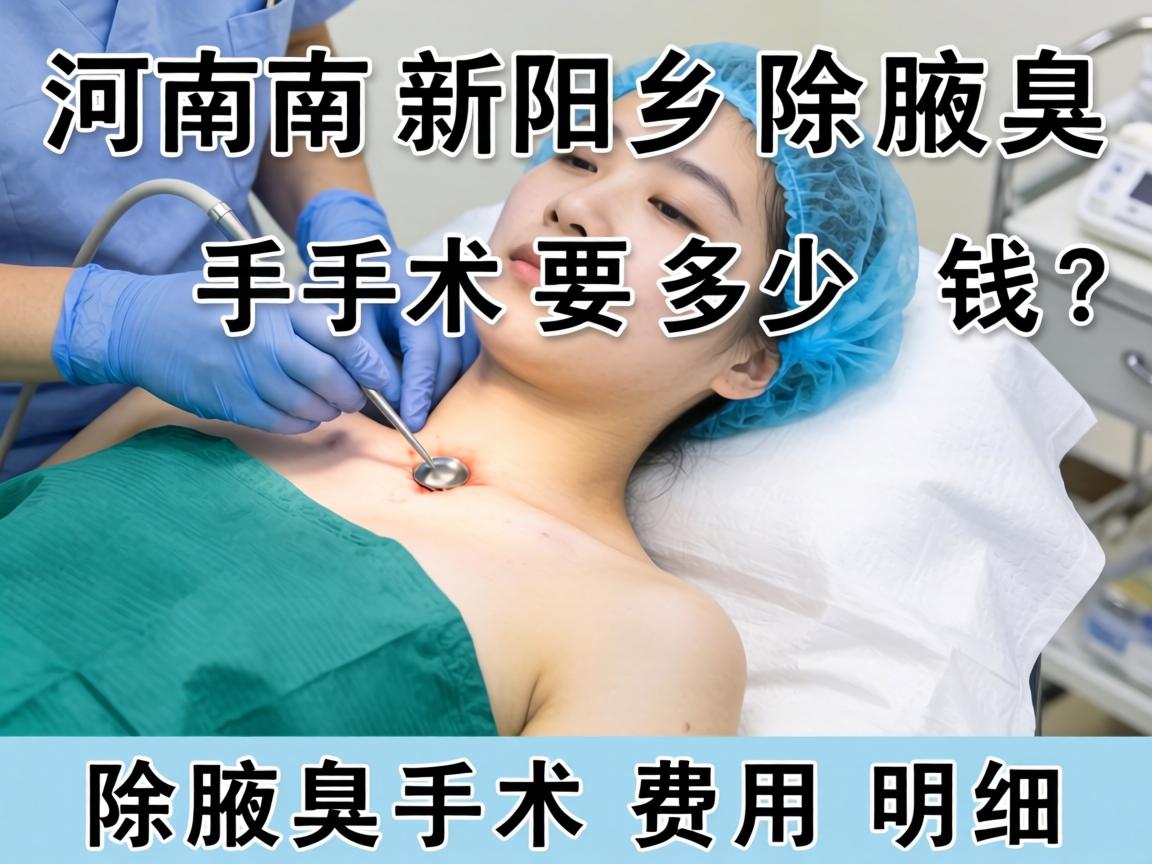 河南新乡除腋臭手术要多少钱？解析除腋臭手术费用明细