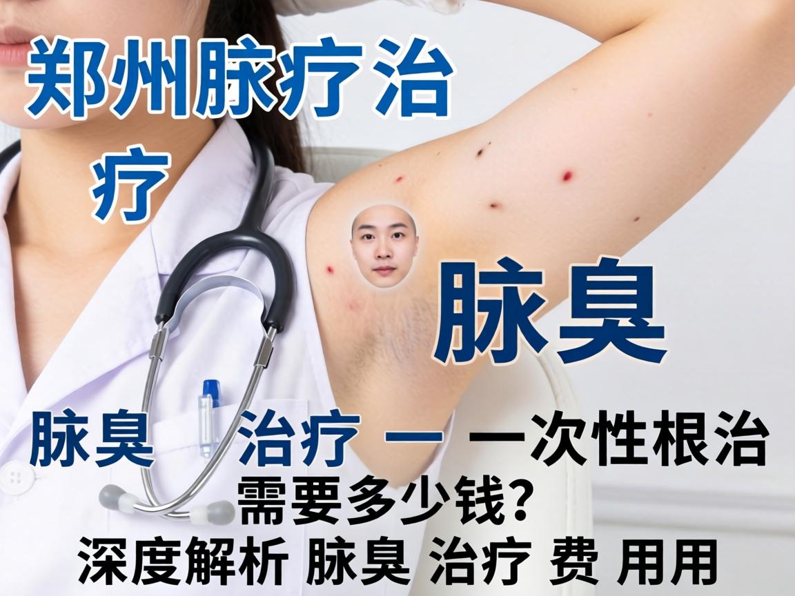 郑州治疗腋臭一次性根治需要多少钱？深度解析腋臭治疗费用
