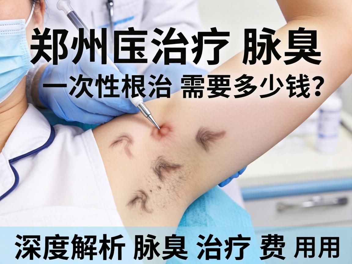 郑州治疗腋臭一次性根治需要多少钱？深度解析腋臭治疗费用