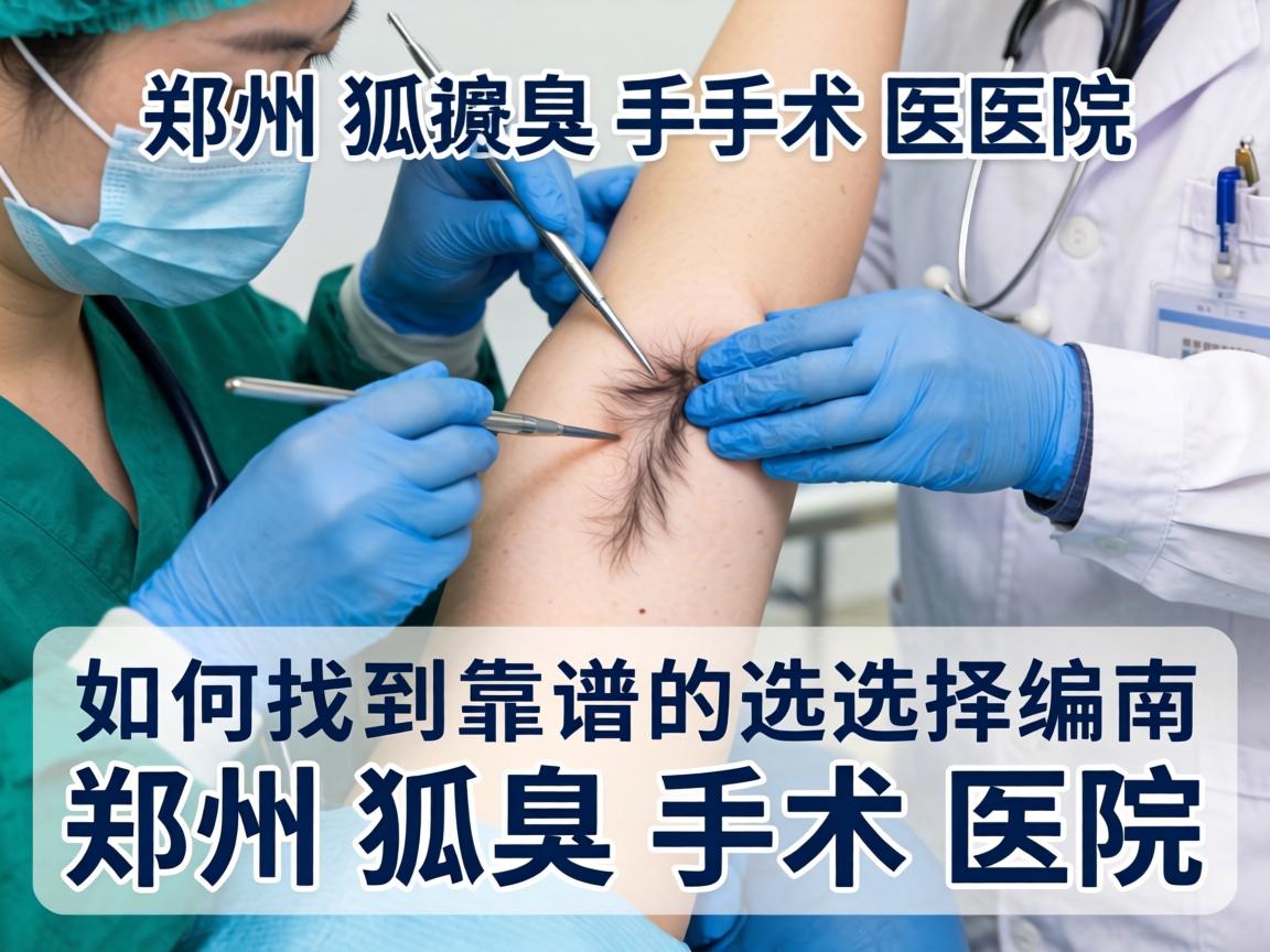 郑州狐臭手术医院选择指南，如何找到靠谱的郑州狐臭手术医院
