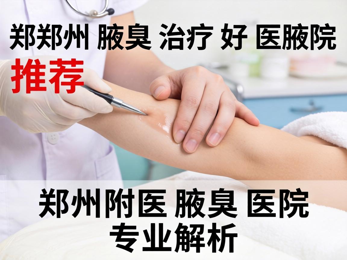 郑州腋臭治疗好医院推荐，郑州附医腋臭医院专业解析